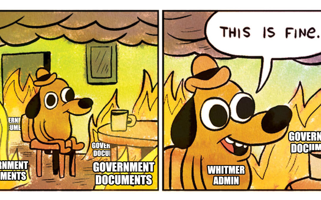 Burning Government Documents? Perfectly fine!